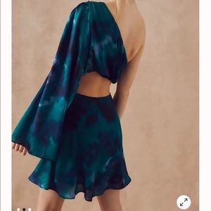 Free people one shoulder dress NWT